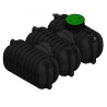 Depósito de agua 7500 litros para almacenamiento enterrado AT 112 7500 con kit pluviales y filtro Sinus